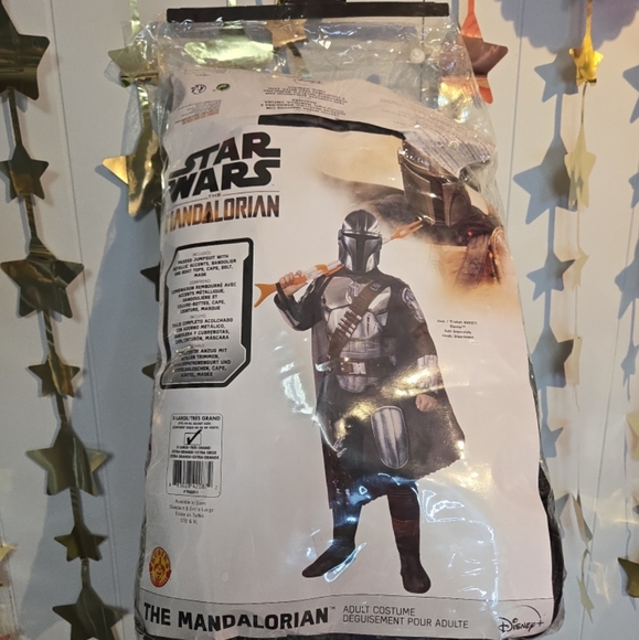 NEW  Star Wars Mandalorian Adult costume XL comic con Halloween - Picture 1 of 8